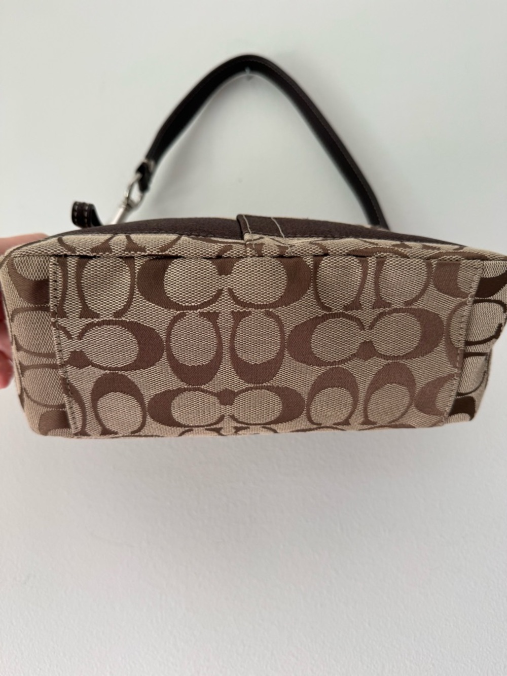 Y2K Coach Signature Stripe Demi Pouch - Picture 3 of 7